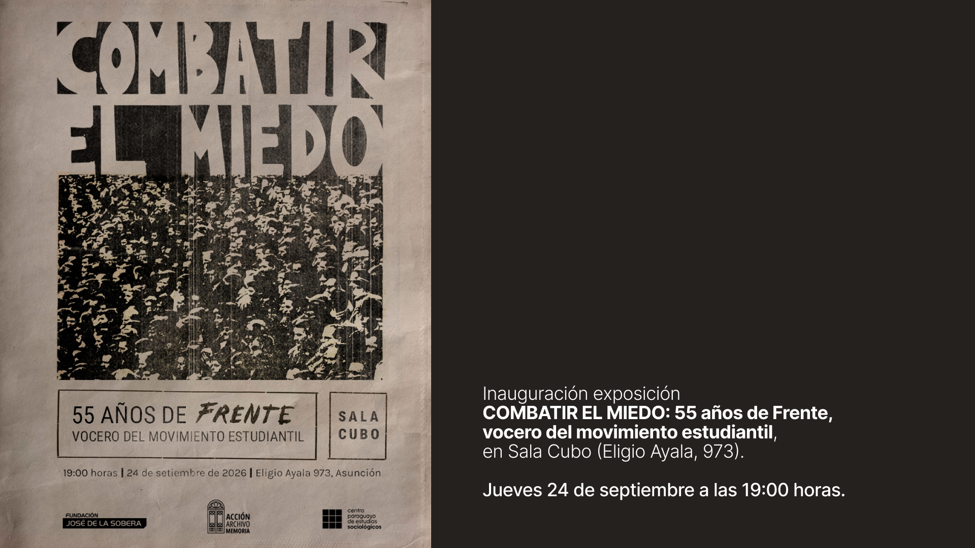 Combatir el miedo